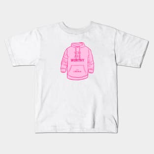 YAW Pink Hoodie Kids T-Shirt